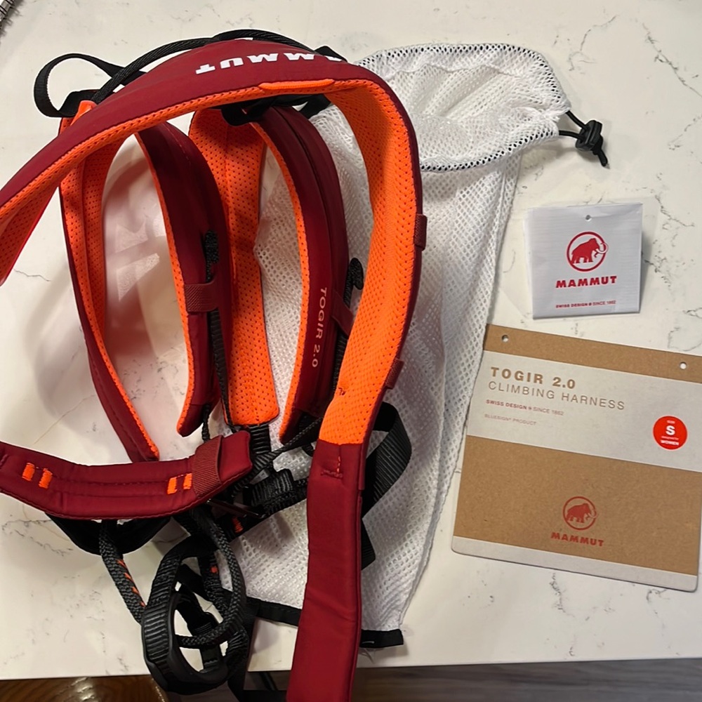 Size small togir climbing harness